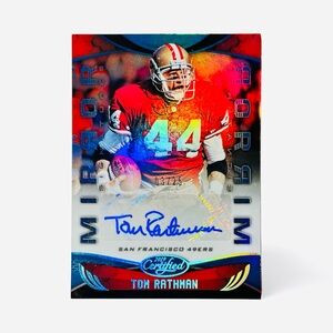 Tom Rathman Mirror Signatures SSP 03/25 Auto 49ers Football NFL
